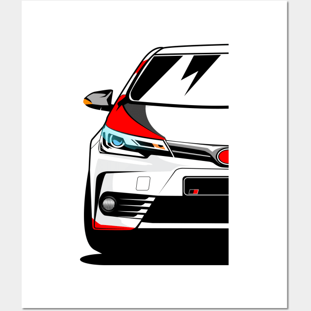 Corolla Altis GR Gazoo Racing Wall Art by gaplexio